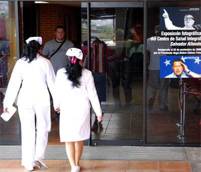 Médicos cubanos en Venezuela.