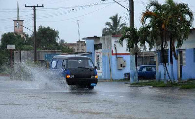 Lluvia en Pinar del Rio