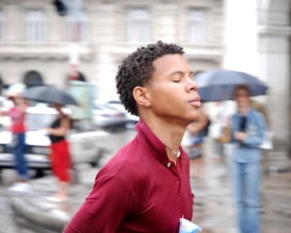 Yordan Dueñas, 16, was the first Cuban to cross the finish line. Yordan Dueñas, 16, was the first Cuban to cross the finish line.