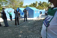 Jacmel field hospital.