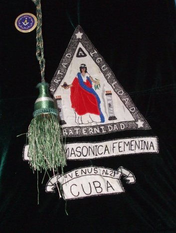 Female Masonic Lodge in Cuba.