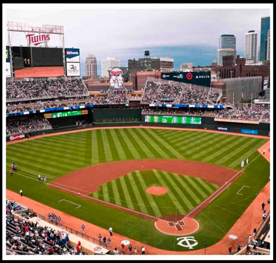 The home of the Minnesota Twins.