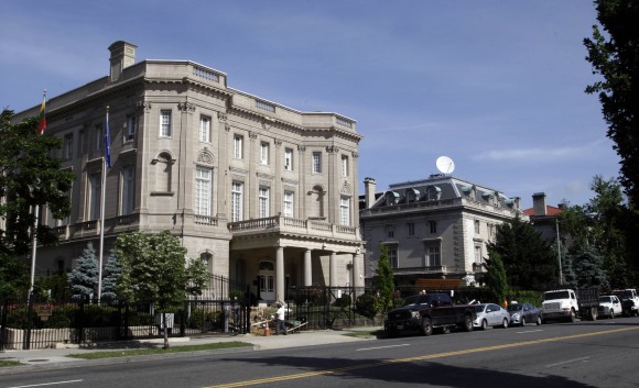 The Cuban embassy building in Washington D.C. Foto: tvcamaguey.icrt.cu