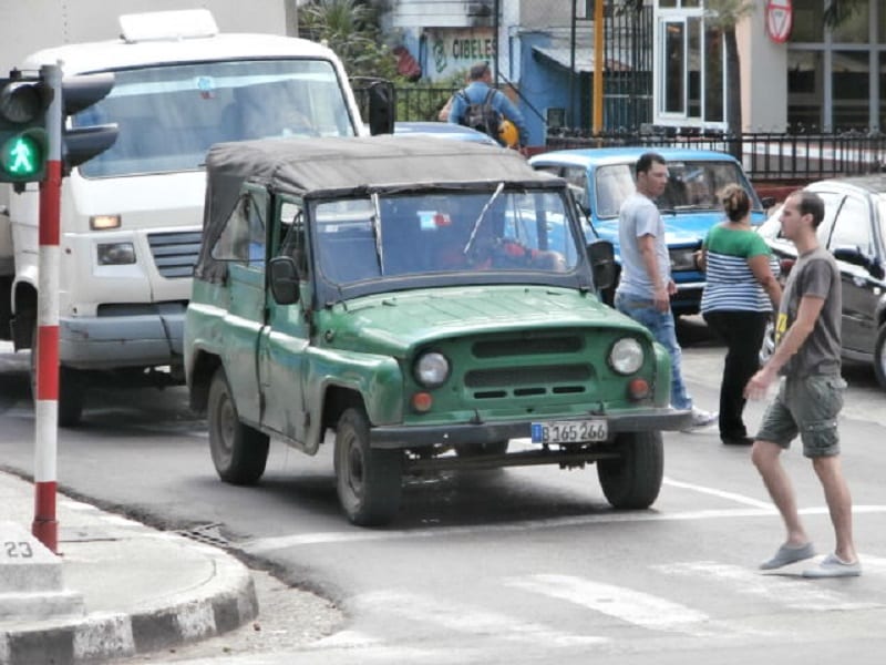 Soviet jeep from the 1960s